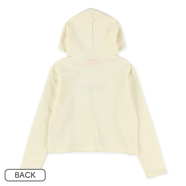 裏起毛くま耳フード付きトップス&ハーフパンツセット