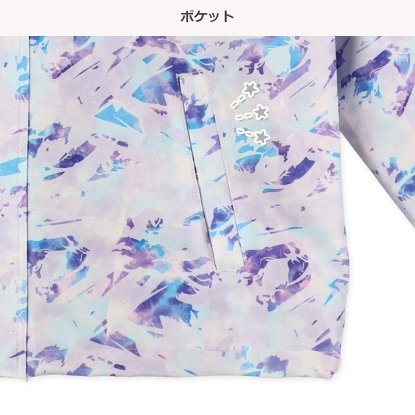 タイダイ柄スキーウェア