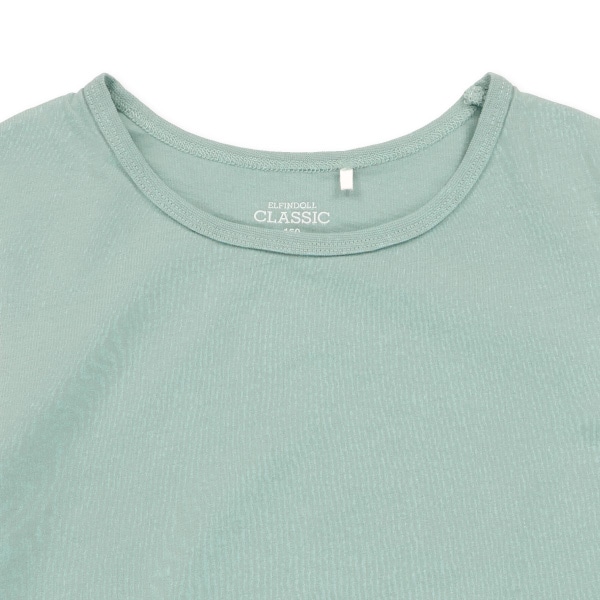 袖布帛半袖ワンピース