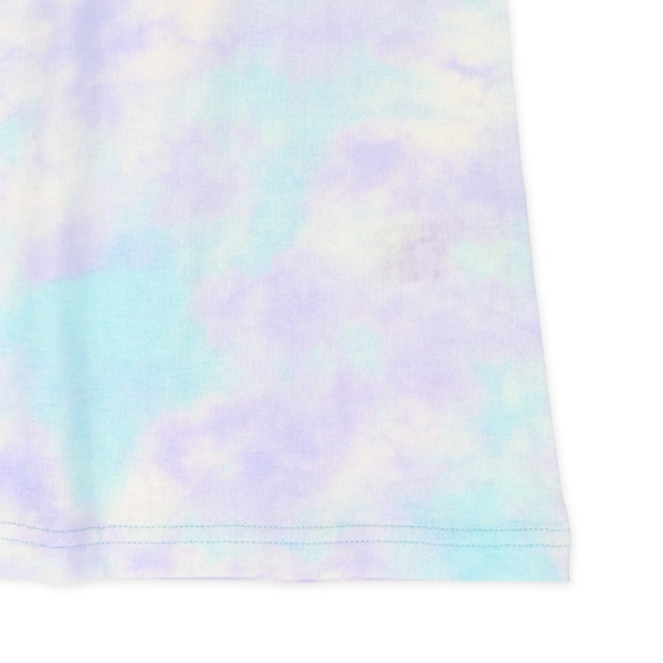 肩ライン切り替え半袖ワンピース