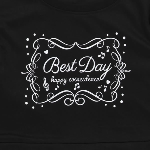 胸ロゴチュールドッキング肩開きワンピース