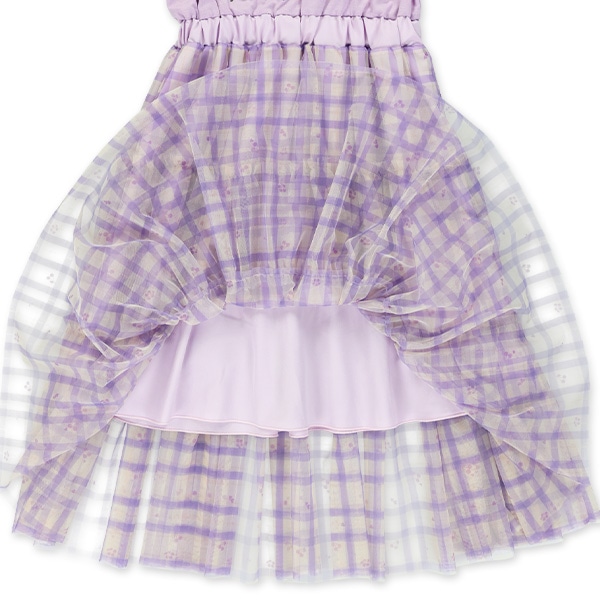 ティアードチュールフレンチワンピース