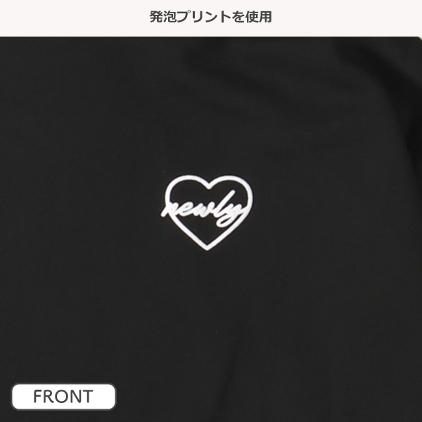 フード付き袖ライン長袖ワンピース