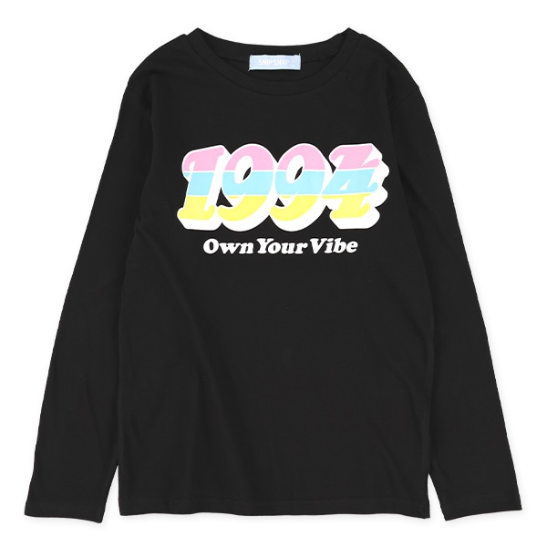 カラーデニムサロペット&長袖Tシャツセット