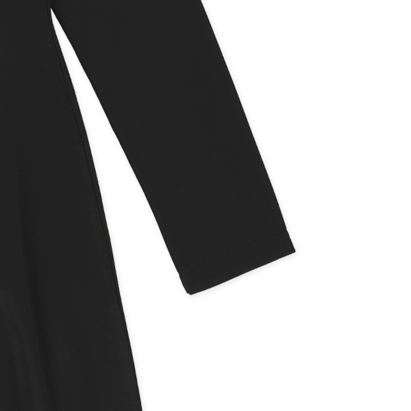 襟付きフォーマル長袖ワンピース