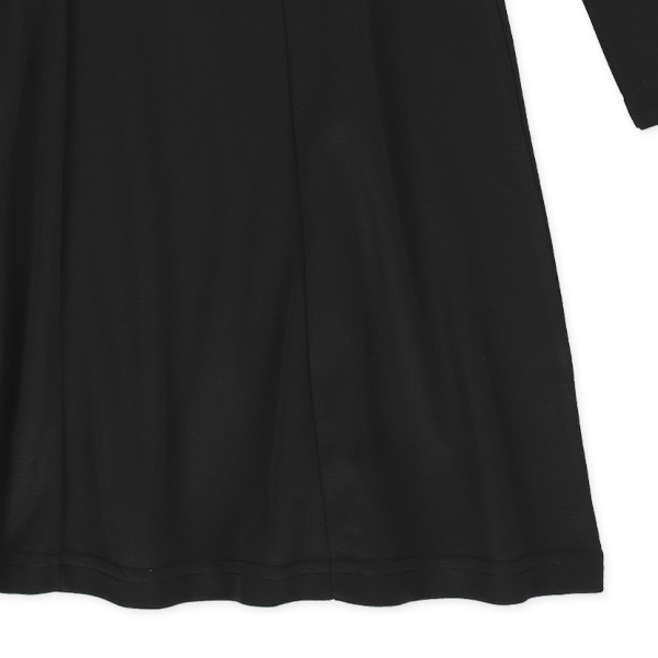 襟付きフォーマル長袖ワンピース