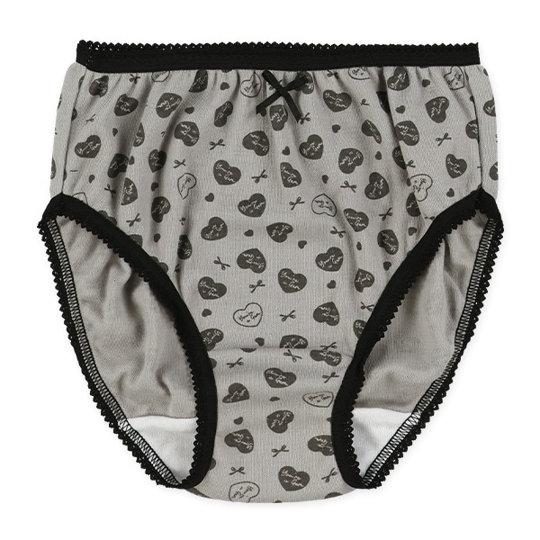 4枚組ショーツ（ロゴ・ハート・チェリー・モノトーン）