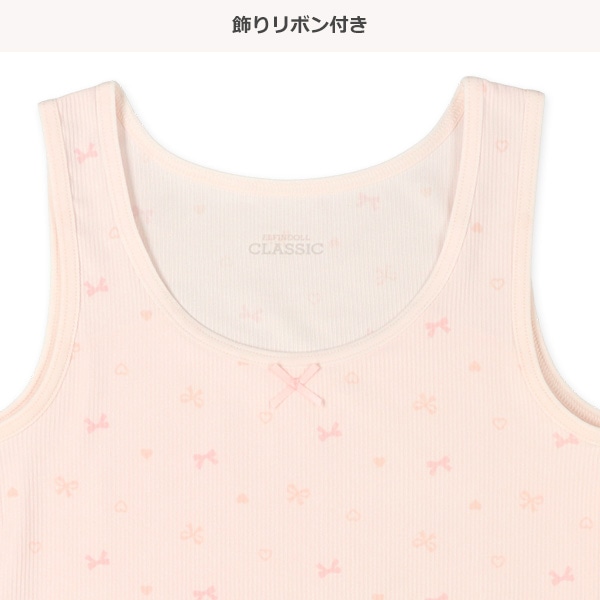 MILK リボン付きピンクタンクトップ MILK リボン付きピンクタンクトップ