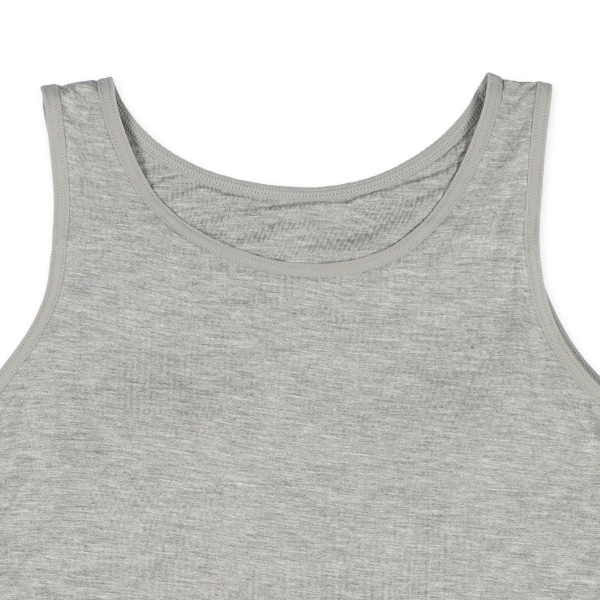 カップ付きタンクトップ肌着（杢グレー）