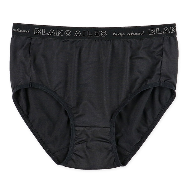 カップ付きハーフトップ＆ショーツセット（ブラック）