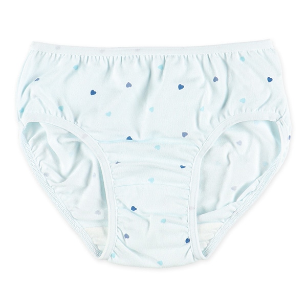 胸当て付きハーフトップ&ショーツセット（ハート）