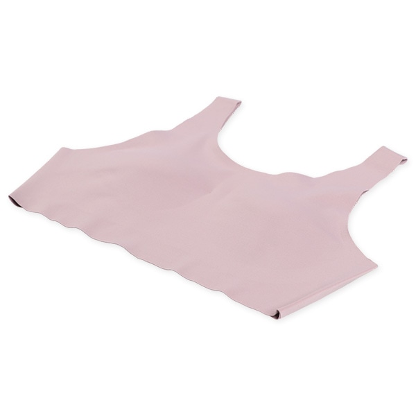 カップ付きハーフトップ（切りっぱなし無地）