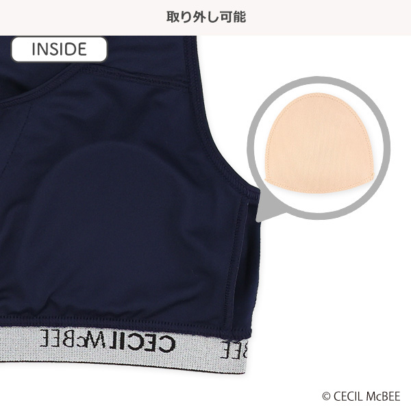 CECIL McBEE）カップ付きYバックハーフトップ