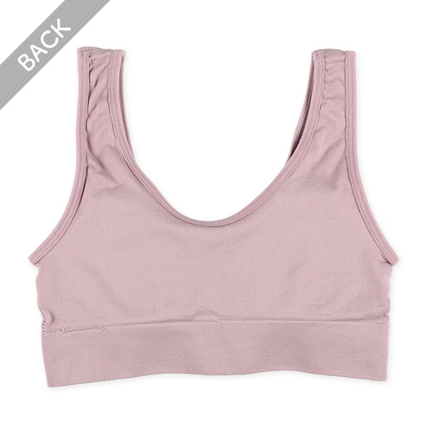 カップ付き成型ハーフトップ（無地）