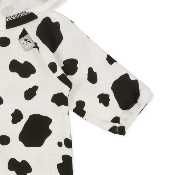 スムース着ぐるみ長袖コンビドレス（うし・てんとうむし・はち）