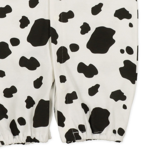 スムース着ぐるみ長袖コンビドレス（うし・てんとうむし・はち）