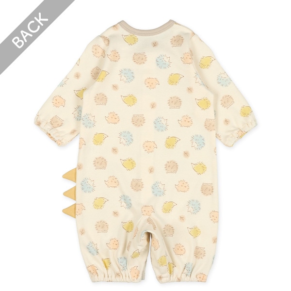 スムースハリネズミいっぱい長袖コンビドレス