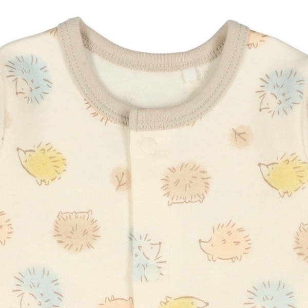 スムースハリネズミいっぱい長袖コンビドレス