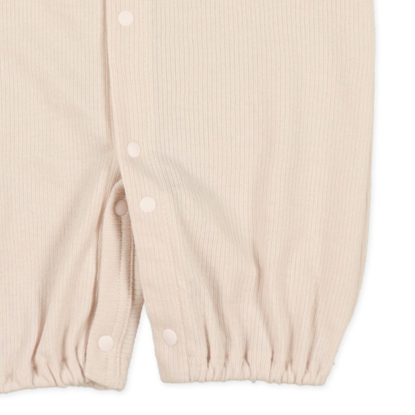 針抜き丸ヨーク無地長袖コンビドレス