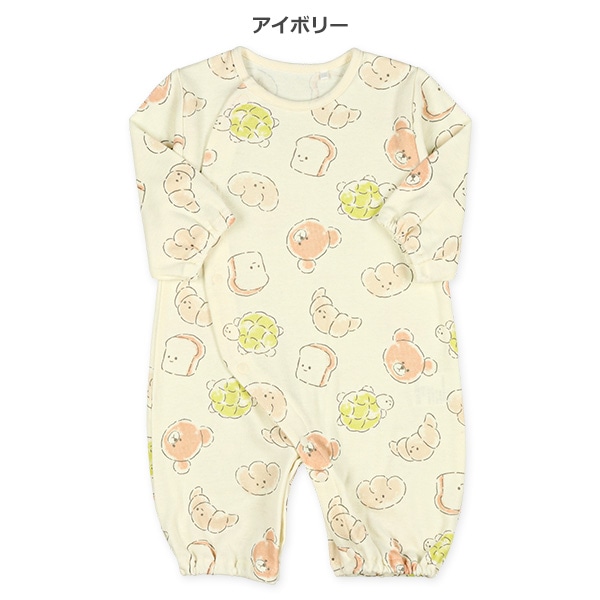 スムースパン屋さん長袖コンビドレス