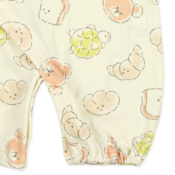 スムースパン屋さん長袖コンビドレス