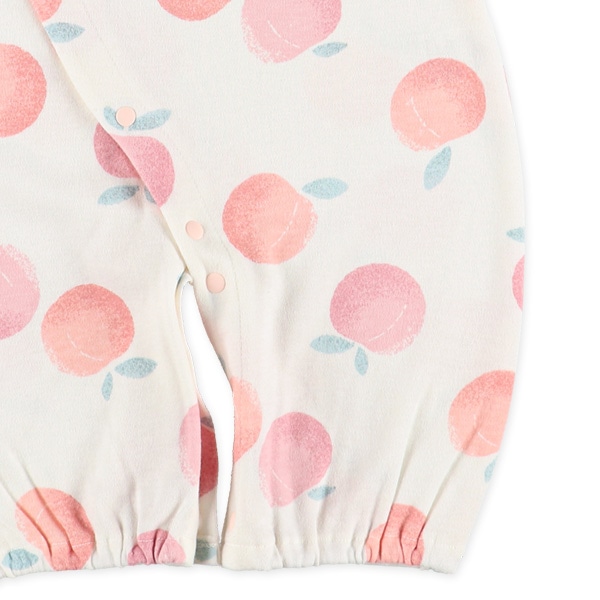 スムースピーチリボン長袖コンビドレス