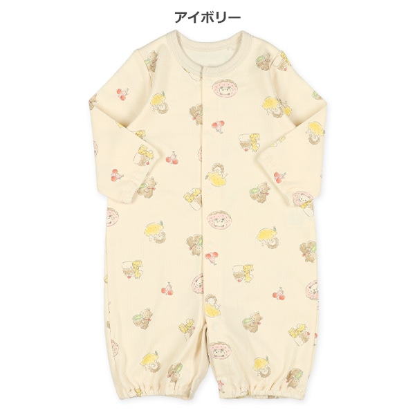 スムーススイーツアニマル長袖コンビドレス