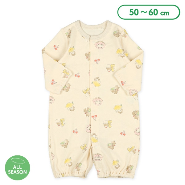 スムーススイーツアニマル長袖コンビドレス