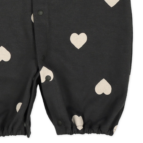 スムースシンシアハート長袖コンビドレス