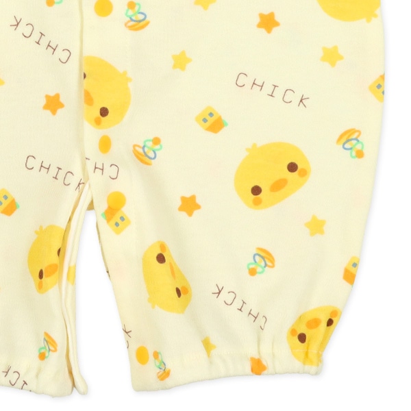 スムースアニマルフェイス長袖コンビドレス