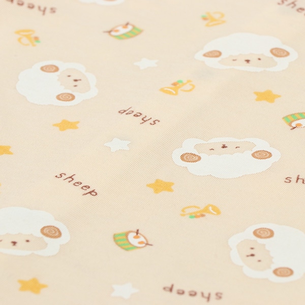 スムースアニマルフェイス長袖コンビドレス