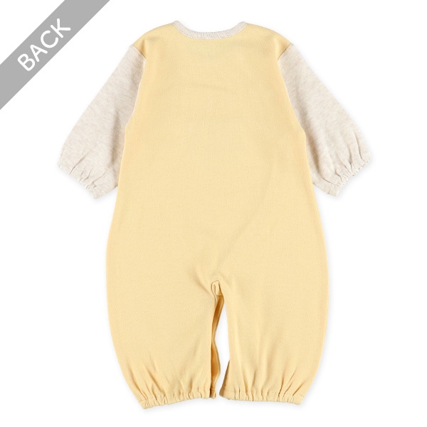 スムースポケットからこんにちは長袖コンビドレス