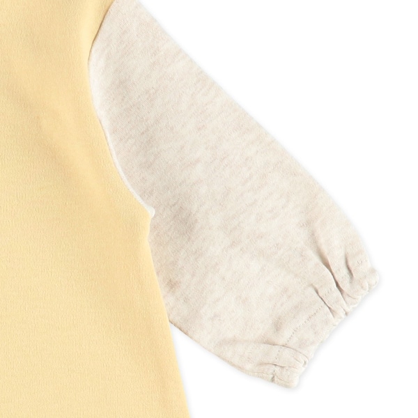 スムースポケットからこんにちは長袖コンビドレス