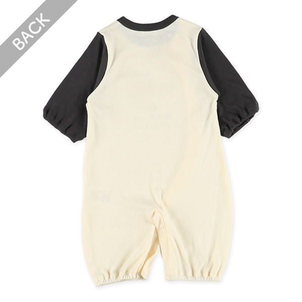 スムースバナナ長袖コンビドレス