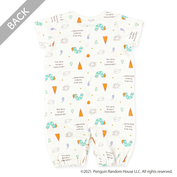 天竺半袖コンビドレス（はらぺこあおむし）