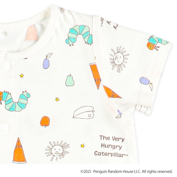 天竺半袖コンビドレス（はらぺこあおむし）