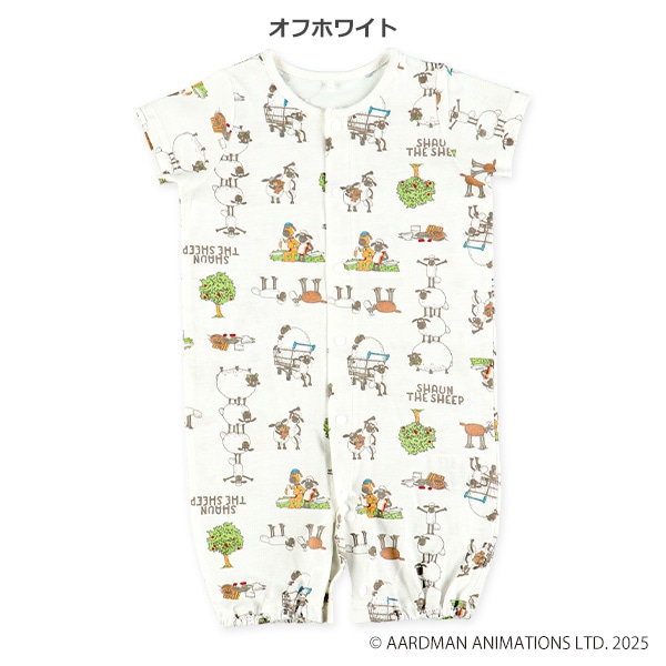 天竺半袖コンビドレス（ひつじのショーン）