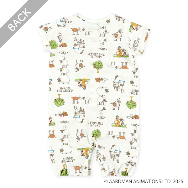 天竺半袖コンビドレス（ひつじのショーン）