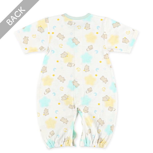 天竺アニマルドリーム半袖コンビドレス