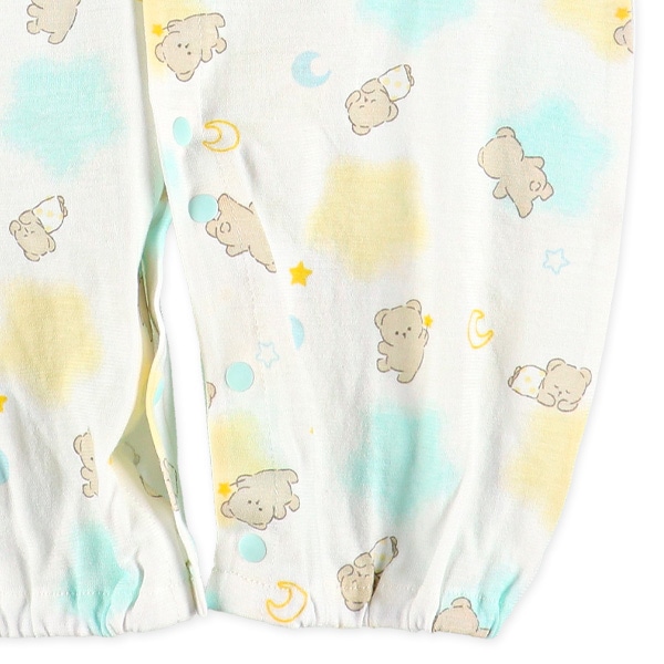 天竺アニマルドリーム半袖コンビドレス