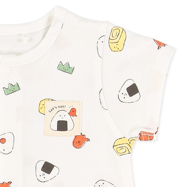 天竺おむすび弁当半袖コンビドレス