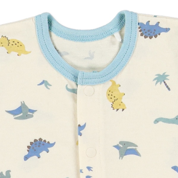 天竺恐竜トサカ半袖コンビドレス