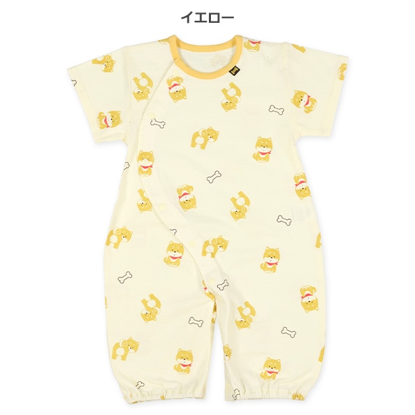 天竺シバ半袖コンビドレス