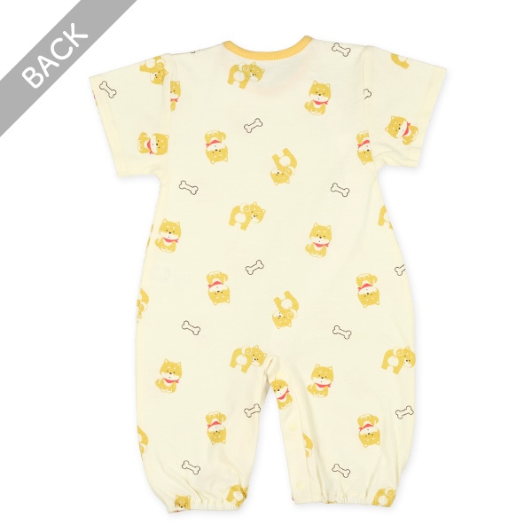 天竺シバ半袖コンビドレス