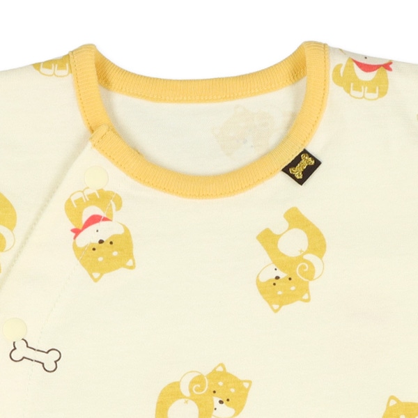 天竺シバ半袖コンビドレス