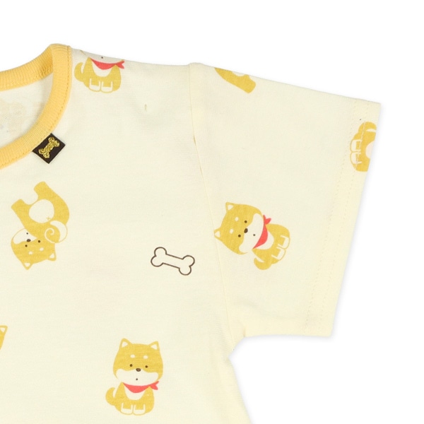 天竺シバ半袖コンビドレス