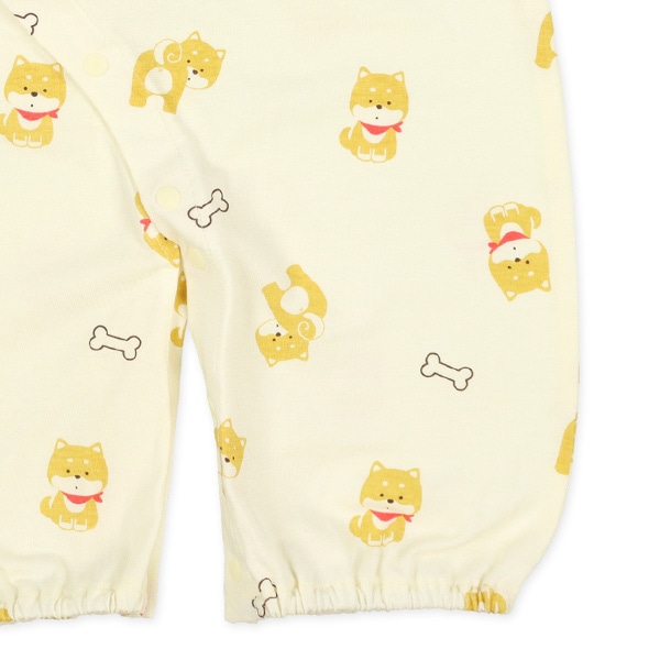 天竺シバ半袖コンビドレス