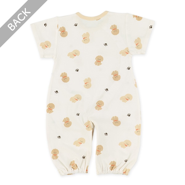 天竺プードル半袖コンビドレス