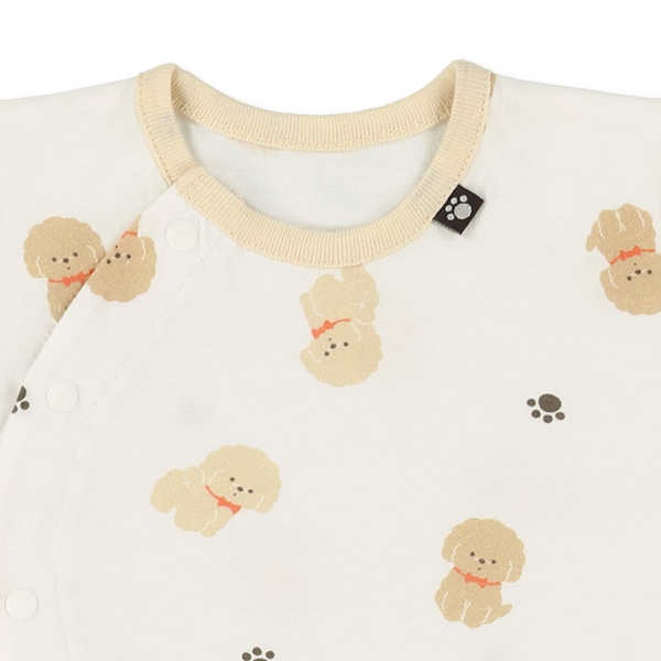 天竺プードル半袖コンビドレス