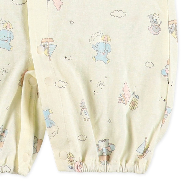 天竺メルヘンアニマル半袖コンビドレス